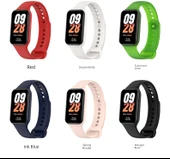Xiaomi Band 8 Active Uyumlu Silikon Kordon - Turuncu - 10