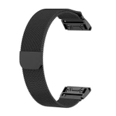 Garmin Fenix 7/6/5 22mm Üç Bilyalı Çelik Kordon - Rose Gold thumbnail 10