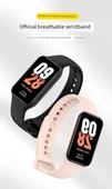 Xiaomi Band 8 Active Uyumlu Silikon Kordon - Turuncu - 7