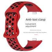 Xiaomi Bileklik 8Pro Silikon Kordon - Çift Renkli Siyah ve Gri - 10
