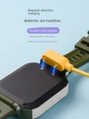 Huawei Çocuk Saati 5 Uyumlu Sarı Şarj Kablosu - 2