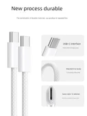 iPhone 15-16 Serisi için 45W Çift C Hızlı Şarj Kablosu 2.0m thumbnail 5