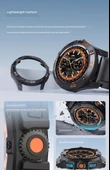 Xiaomi Watch S4 Spor Kılıf - Dijital Saf Siyah - Kılıf Seti - 10