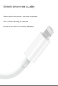 Apple Jack Bluetooth Kulaklık Şarj Kablosu - 0.25m - 11