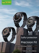 Xiaomi Watch S4 Spor Kılıf - Dijital Saf Siyah - Kılıf Seti - 2