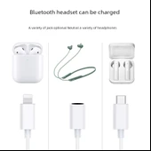 Android Jack Bluetooth Kulaklık Şarj Kablosu - 1m - 3