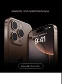 The First Guard 45W USB-C - USB-C Hızlı Şarj Kablosu - 1.0 Metre (8-14 Serisi) - 7