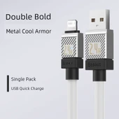 USB-C - Lightning Hızlı Şarj Kablosu 2m - Beyaz (2 Adet) - 1
