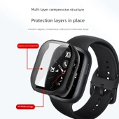 Honor Watch 4 Siyah Tam Kaplayan Koruyucu Kılıf - 3