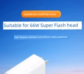 Vivo X Fold Uyumlu 66W Hızlı Şarj Başlığı (Kablo Yok) - 7