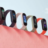 Xiaomi Mi Band 5/NFC Metal Tokalı Silikon Yedek Kayış - 1 Alana 1 Bedava (Renk Belirt) - 2