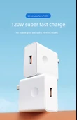 120W Süper Hızlı Şarj Başlığı + 6A Süper Hızlı Şarj Kablosu 1.5 m - 8