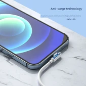 Apple iPhone Dirsek Uçlu Hızlı Şarj Data Kablosu - 2 Metre - İkili Paket - 3