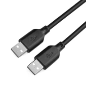 USB 2.0 Erkek Erkek Data Kablosu - 5 Metre - Siyah - 3A - 3