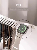 Apple Watch Şarj Standı - Yıldız Işığı Saklama Standı - 4