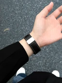 Xiaomi Bileklik 7pro Deri Manyetik Kordon - Kavrulmuş Kahverengi - 9