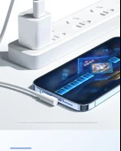 Apple iPhone Dirsek Uçlu Hızlı Şarj Data Kablosu - 2 Metre - İkili Paket - 9