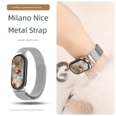 Xiaomi Bileklik 8/8NFC Milanese Manyetik Kordon - Şampanya - 2