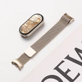 Xiaomi Bileklik 8/8NFC Milanese Manyetik Kordon - Şampanya - 1
