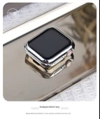 Apple Watch S4-6/SE 44mm Şampanya Altın Kaplama Silikon Kılıf - 10
