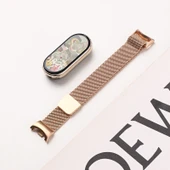 Xiaomi Bileklik 9/9NFC Milanese Manyetik Kordon - Rose Gold - 1