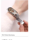 Xiaomi Bileklik 9/9NFC Milanese Manyetik Kordon - Rose Gold - 10