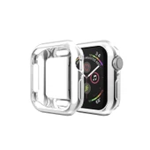 Apple Watch S4-6/SE 40mm Gümüş Kaplama Silikon Kılıf - 1