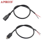 30cm Mikro USB Android Şarj Kablosu - Dört Çekirdekli Dişi - 3
