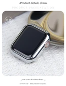 Apple Watch S7-9 41mm Siyah Kaplama Silikon Kılıf - 8