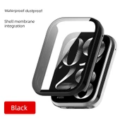 Xiaomi Bileklik 9pro Koruyucu Kılıf - Siyah PC + Temperli Film Tam Kaplama - 1