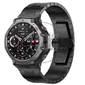 Amazfit T-Rex/T-Rex Pro Siyah Milan Tokalı Metal Kordon - 3