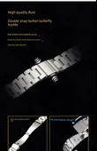 Amazfit T-Rex/T-Rex Pro Siyah Milan Tokalı Metal Kordon - 11