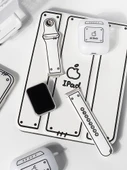 Xiaomi Bileklik 7Pro Kordon - Gümüş Adaptör, Beyaz Uzun Kordon - 2