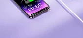 10000mAh Powerbank - Ay Işığı Beyazı - Hızlı Şarj - Dahili Kablolu - 9