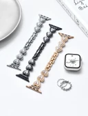 Kalpli Paslanmaz Çelik Apple Watch Kordon - Rose Gold - 42mm (Seri 1/2/3) - 4