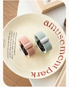 Apple Watch Manyetik Örgü Naylon Kordon - iwatch S10 [42mm] - Krem Pudra Kum Rengi thumbnail 10