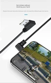 Hızlı Şarj Mikro USB Data Kablosu - 1 Metre - USB [Sol] - Mikro [Sağ] - Altın Uçlu - 9