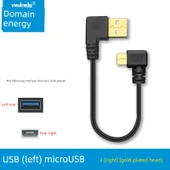 Hızlı Şarj Mikro USB Data Kablosu - 1 Metre - USB [Sol] - Mikro [Sağ] - Altın Uçlu - 1