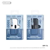 5000mAh Type-C Taşınabilir Şarj Aleti - Ay Işığı Beyazı thumbnail 8