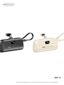 5000mAh Type-C Taşınabilir Şarj Aleti - Ay Işığı Beyazı thumbnail 2