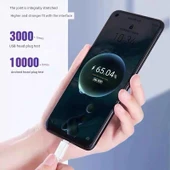 Mate70 Pro/RS 100W Çift Port Hızlı Şarj Başlığı - 2 Metre USB-C Kablolu - 4