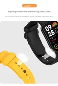 Xiaomi Bileklik 8 Pro/9 Pro Su Yeşili Silikon Kordon - 10