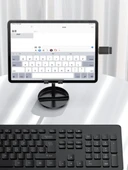 Lightning USB OTG Adaptör - Apple/Android/Type-C - Gümüş - 4