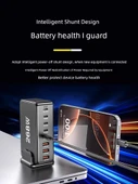 200W GaN Çoklu USB Şarj Aleti - Siyah - 4
