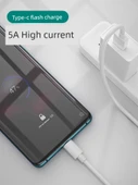 OPPO Uyumlu Süper Hızlı Şarj ve Data Kablosu - 20W - 1.0 Metre - 3