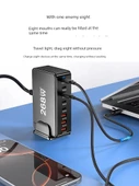 200W GaN Çoklu USB Şarj Aleti - Siyah - 3
