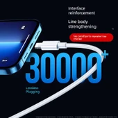 iPhone Hızlı Şarj Kablosu 2.0m USB - Lightning - 1'li Paket (30 Dakikada Dolum) - 3