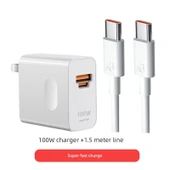 Huawei Pura70/P70 Pro/Ultra 100W Şarj Aleti - 1.5m USB-C Kablolu - 1