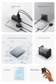 105W Tek Port USB Şarj Aleti ve 1.5m 3'ü 1 Arada Kablo - 7