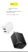 105W Çift Port USB Şarj Aleti ve 1m Type-C Kablosu - 6